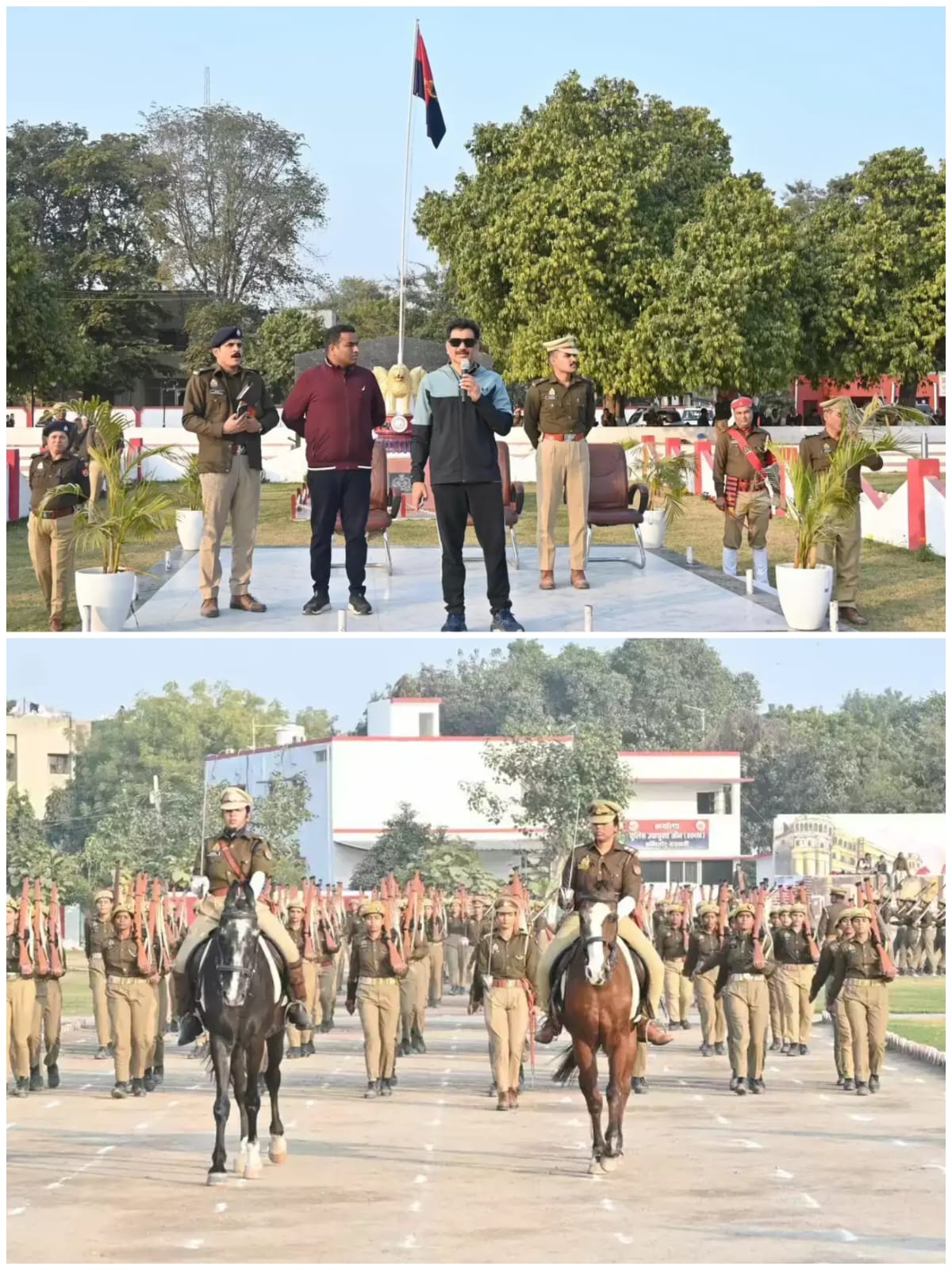 गणतंत्र दिवस परेड की तैयारियों का पुलिस आयुक्त ने लिया जायजा