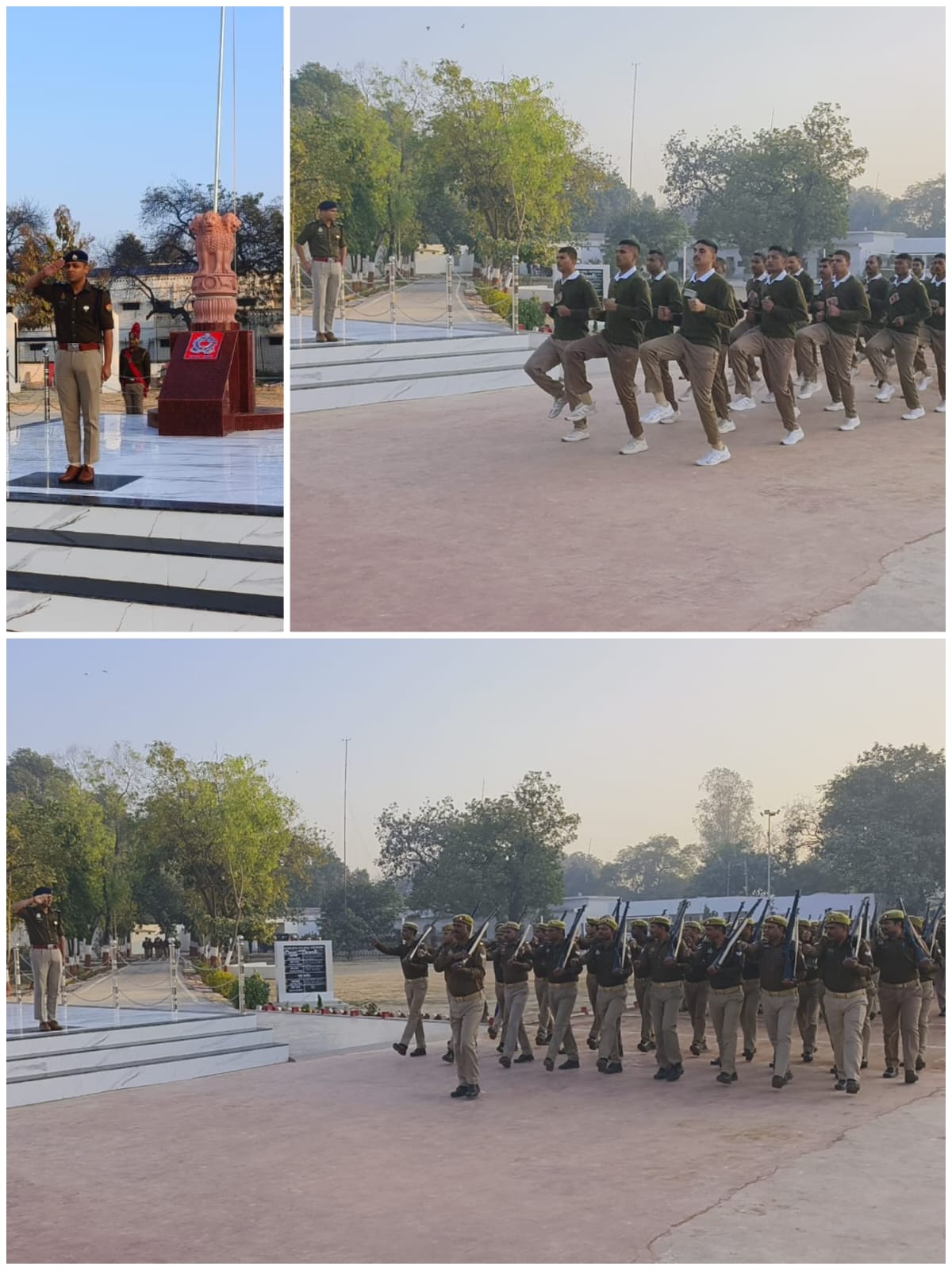 एसपी ने साप्ताहिक शुक्रवार परेड की ली सलामी, अनुशासन पर दिया जोर