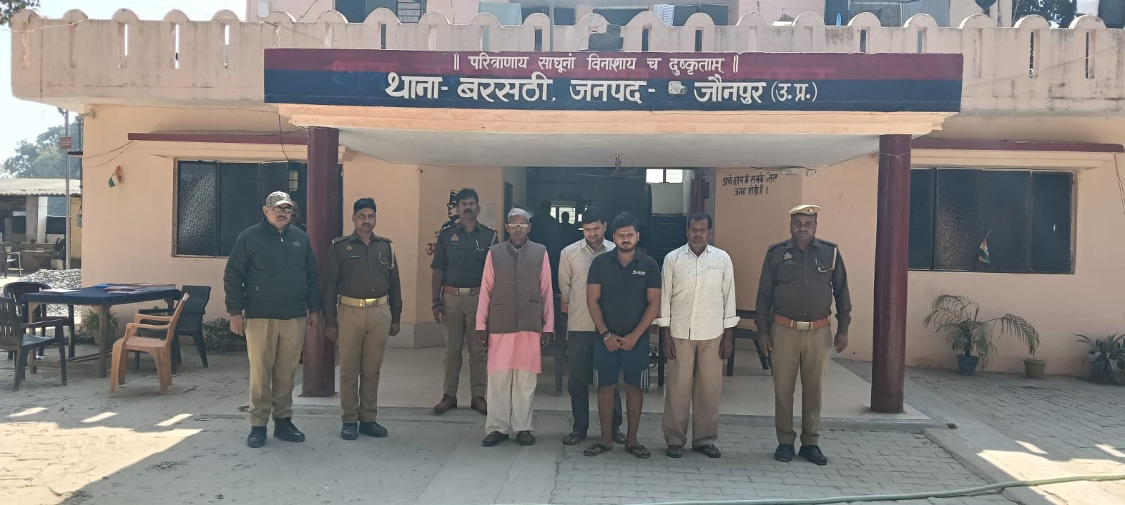 बरसठी पुलिस ने शांति भंग की आशंका में चार को पकड़ा