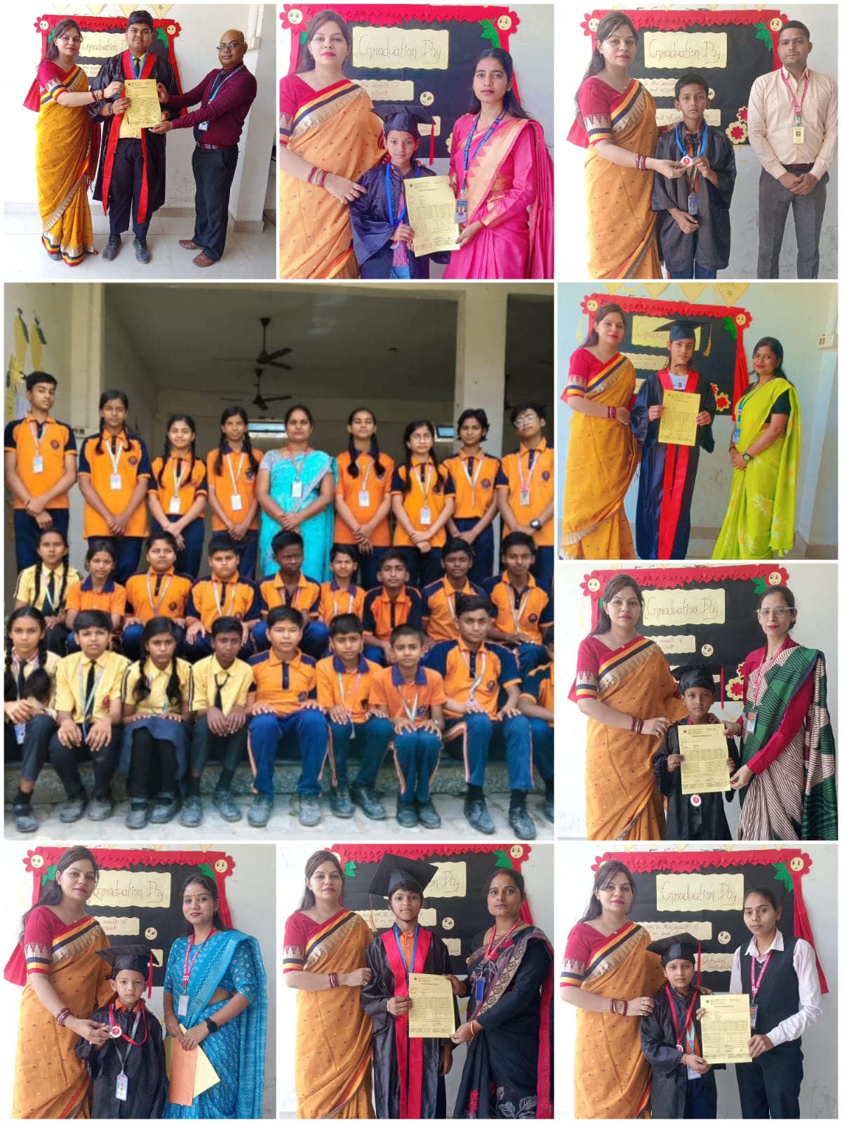 किड्स विला इंग्लिश स्कूल में वार्षिक परीक्षा परिणाम वितरण, मेधावियों का हुआ सम्मान