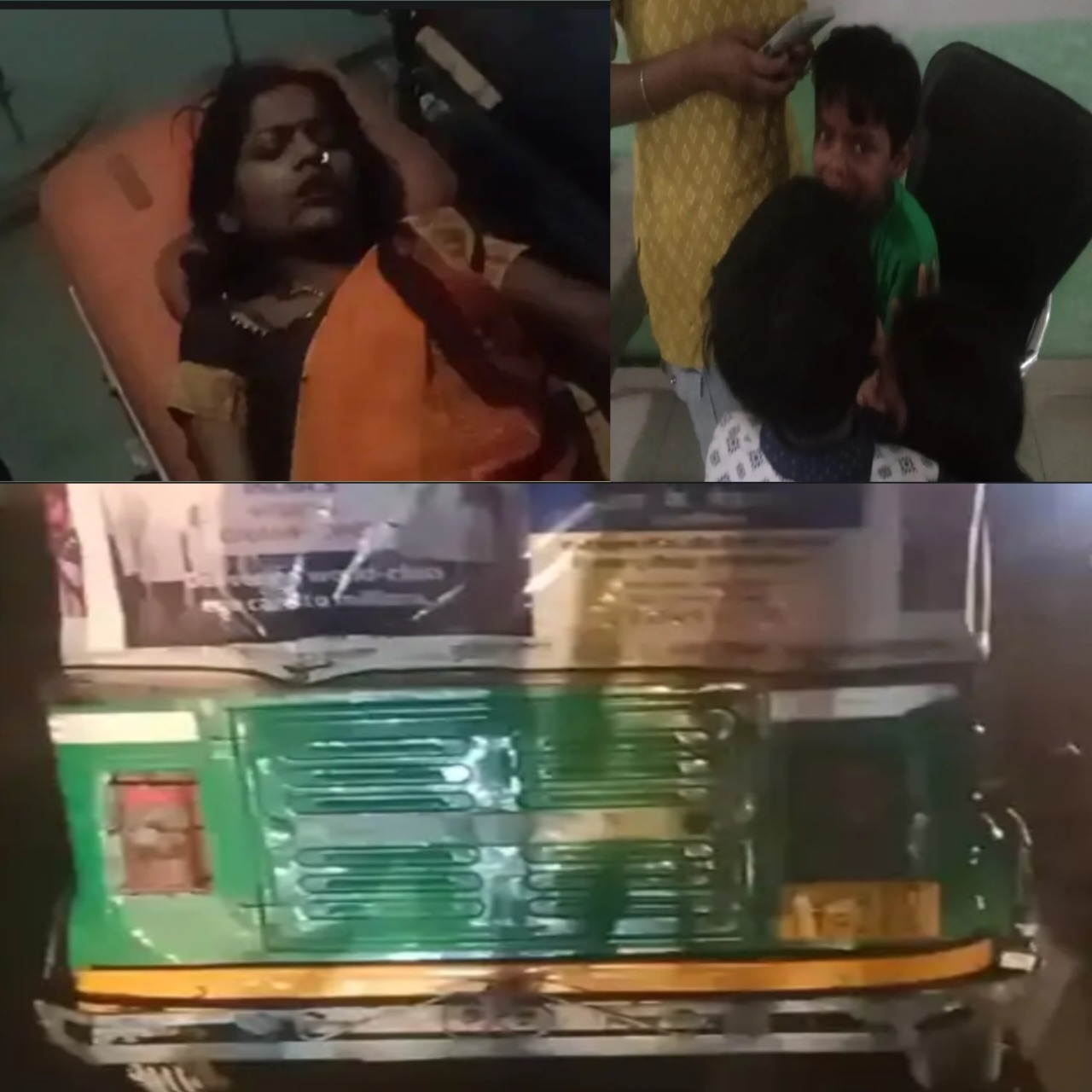 उमरहा बाजार में भीषण सड़क हादसा, ऑटो पलटा—महिलाएं और बच्चे दबे