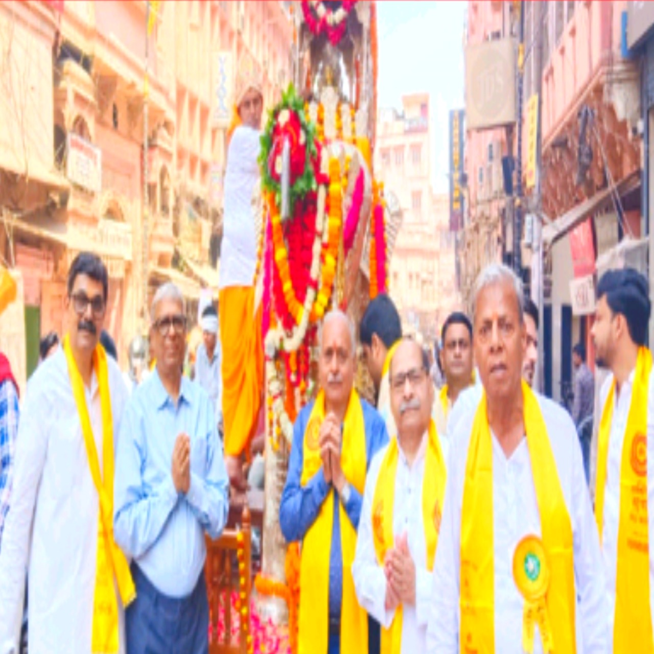 महावीर जयंती पर निकली भव्य शोभायात्रा, संकल्प संस्था ने किया श्रद्धापूर्वक स्वागत